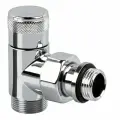 Угловой запорный вентиль SR Rubinetterie Tondera 1/2х3/4 E, цвет хром