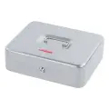 Сейф BRAUBERG 291060, ключевой замок, серебристый, 300 х 90 х 240 мм