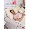 Пуховая подушка 50х70 Тесса перьевая, классическая, наполнитель пух 80% + силиконизированное волокно 20%, Легкие сны