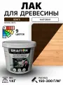 Лак акриловый Braiton для дерева лессирующий матовый 1 кг. Цвет Венге быстросохнущий без запаха, для кухонных фасадов, для дерева