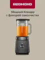 Блендер стационарный РЕДМОНД BS410, 3 режима, самоочистка, плавная регулировка, стеклянный кувшин 1,8 л, мотор 2100 Вт
