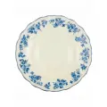Тарелка мелкая Фиори, фарфор, синий d-27см. Kunstwerk