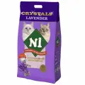 Наполнитель N1 Crystals для кошачьего туалета LAVENDER Силикагель 12,5л (Пакет для лотка В подарок, внутри упаковки)