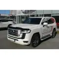 Дефлектор капота Toyota Land Cruiser 300, 2021-, темный / Тойота Ленд крузер