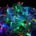 Neon-Night Гирлянда светодиодная Нить 10м 100 LED мультиколор прозрачный ПВХ IP65 постоянное свечение 230В соединяется нужен блок 303-500-1 NEON-NIGHT