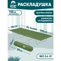 Раскладушка кемпинговая Jungle Camp Bivouac XL Green, зеленый