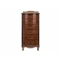Комод Джульетта PRIME, 6 ящиков, классический стиль, орех, 49 см x 40,50 см x 106,50 см
