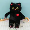 Мягкая игрушка реалистичный, пушистый, котик, кот глазастик 40 см