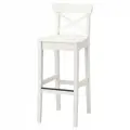 INGOLF Стул барный икеа, белый 74 см (90360502)