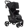 Коляска детская прогулочная Babalo Future 2023, цвет Черный на черной раме + сумка (механическая регулировка спинки)