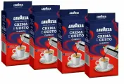 Комплект 4 шт, Кофе молотый LAVAZZA Crema E Gusto, 250 г, вакуумная упаковка, 3876