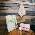 Набор полотенец Maison dor NEW FLORA (3 шт: 30*50, 50*100, 70*140)П. роза