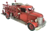 Модель пожарного автомобиля R&D, коллекционная, с телескопической лестницей, 1:12