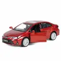 Машинка металлическая Toyota Corolla Hybrid, 1:32, красный, инерция, свет, звук - JB1251492