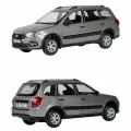 Машина металл LADA GRANTA CROSS, серый, 1:24, свет, звук, инерция