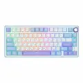 Клавиатура Royal Kludge R75 Taro Milk (USB, RGB, Hot Swap, K Silver switch) 12 мес. гарантия