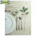 IKEA Набор металлических столовых приборов из 24 предметов, нержавеющая сталь