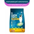Fresh Paws Active впитывающий наполнитель для кошачьего туалета с активированным углем, 12 кг