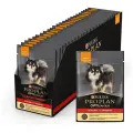 Влажный корм для собак Purina Pro Plan OptiSavour adult with beef, говядина, 24 шт. х 85 г (для мелких и карликовых пород)