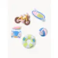 Джиббитс Crocs UV Changing Beach 5 Pack голубой; белый; желтый 100% полимер 10018495