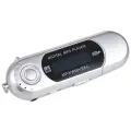 Мини MP3-плеер с ЖК-дисплеем и USB, музыкальный mp3-плеер высокой четкости с поддержкой FM-радио, SILVER, 16 Гб