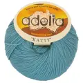 Пряжа ADELIA KATTY 100% шерсть 10 шт.х50г 150м №16 голубой