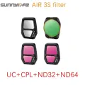 Набор фильтров Sunnylife ND для DJI AIR 3S, UV CPL ND32 ND64