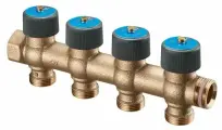 Коллектор Oventrop Multidis R на 4 отвода 3/4 EK для водоснабжения 4200554