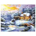 Чудесная Игла Набор для вышивания Зимняя сказка (45-08), белый, 40 х 32 см