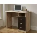 Стол письменный компьютерный мастер-мебель, ЛДСП, 102x53x76 см, с ящиками, цвет дуб сонома/венге