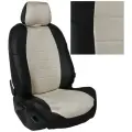 Комплект авточехлов Автопилот Алькантара Hyundai ix-35 с 10-15г. Черный + Бежевый