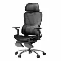 Офисное кресло с подставкой для ног Xiaomi HBADA Ergonomic Computer Chair E2 Pro 360° All-Round Armrest Black (E218BVB)