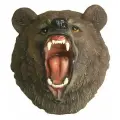 Фигура навесная Голова свирепого медведя, 28*41*41см KSMR-713247/F675