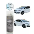 Краска KIA CEED 2, код WD, CASA WHITE солид, автомобильная эмаль FixPaint Spray в аэрозольном баллончике 520 мл