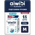 Подгузники-трусики детские AIWIBI Premium M (6-11 кг) 11шт айвиби, памперсы