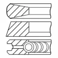 Комплект поршневых колец на поршень Goetze 0811470000