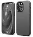 Elago для iPhone 13 Pro чехол Soft silicone (Liquid) Dark Grey