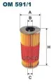 Фильтр масляный FILTRON OM591/1 Filtron арт. OM591/1