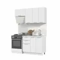 Кухонный гарнитур, без столешницы, Кухня Катрин 160см Белый / Софт Вайт