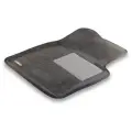 Коврики текстильные 3D Euromat для BMW X5 E70 (2006-2013) / X6 E71 (2007-2014) (Евромат 3Д для БМВ Х5 Е70 / Х6 Е71), с полиуретановым подпятником, темносерые