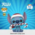 Фигурка Funko POP! Disney Lilo & Stitch Holiday Stitch with Candy Cane (1502) 80036