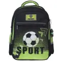Рюкзак школьный 2 отделения LIGHT Мир футбола, 38*29*14,5см, 3 кармана