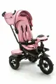 Велосипед трехколесный ZIGZAG LUX, розовый, с ручкой, от 1 года, до 5 лет, на рост 70-105