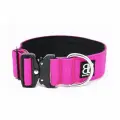 Ошейник Combat 5 см BullyBillows (фуксия / M)