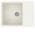 Мойка для кухни врезная SURAGRAN STANDART ST-6549 цвет белый камень