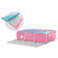 Бассейн каркасный INTEX Pink Metal Frame, 1662 литра, 220x150x60 см