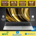 Ноутбук 15.6, Intel Celeron N5095 (2.9 ГГц), RAM 16 ГБ, SSD 1024 ГБ, Intel UHD Graphics, Windows 11, Серебро