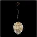 Подвесной светильник Crystallux CHARM CHARME SP6 GOLD/TRANSPARENT_CR, G9, 240 Вт, металл, хрусталь, золотой
