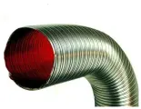 Газоход гофрированный d 130 мм (2м) из нержавеющей стали
