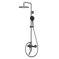Rush Душевая система с изливом RUSH Melos графит (SUS1101-40Grey)